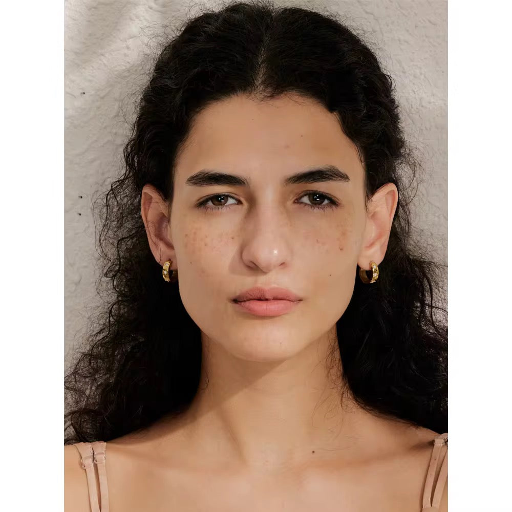 Tamika Gold Hoops