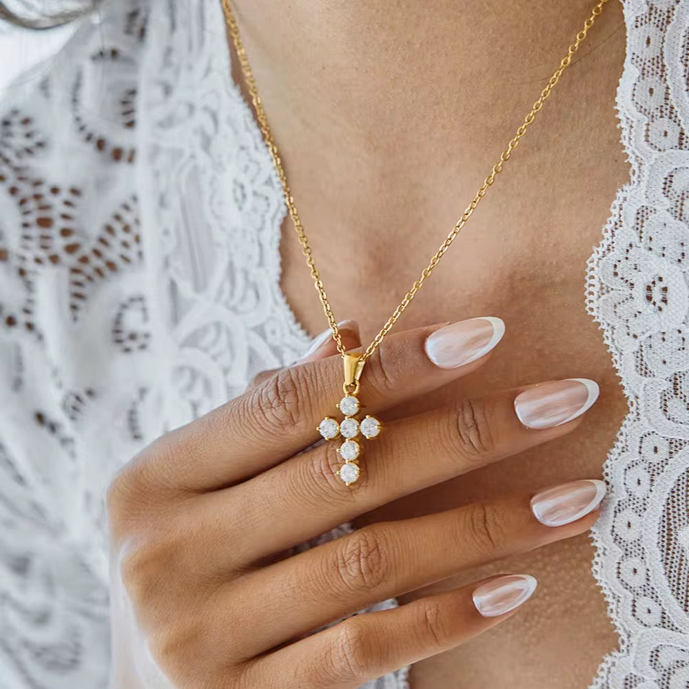 Cross Sparkle Necklace