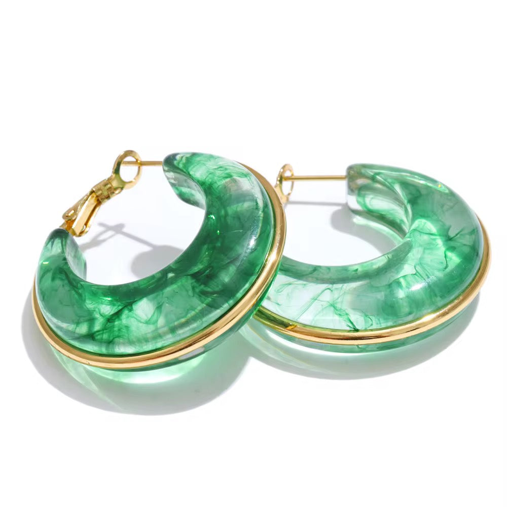 Cristal Hoops