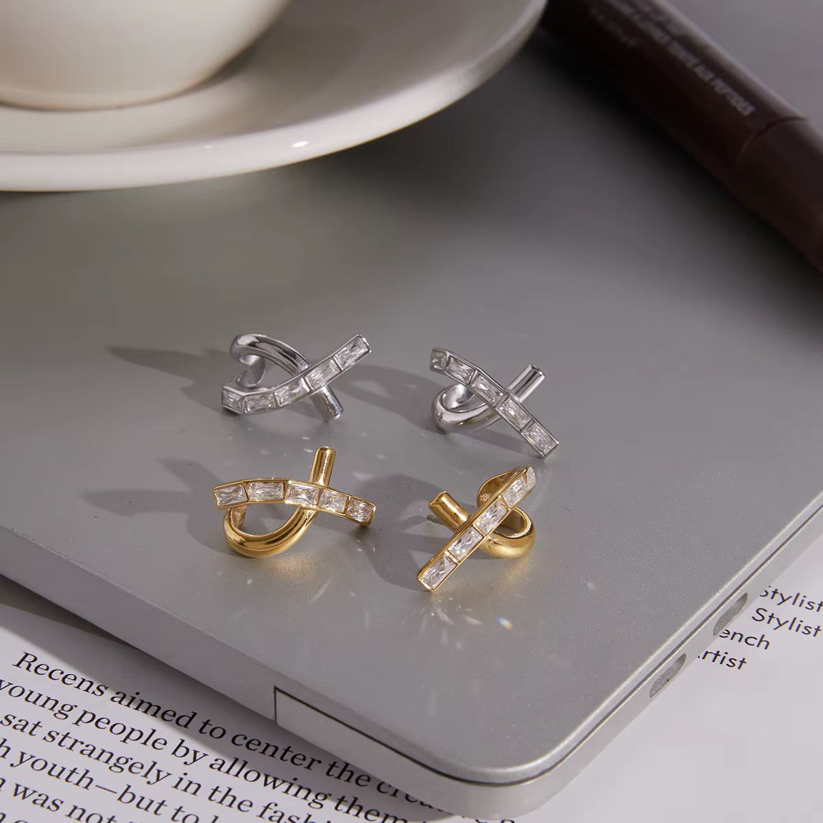Eira Earrings | Silver