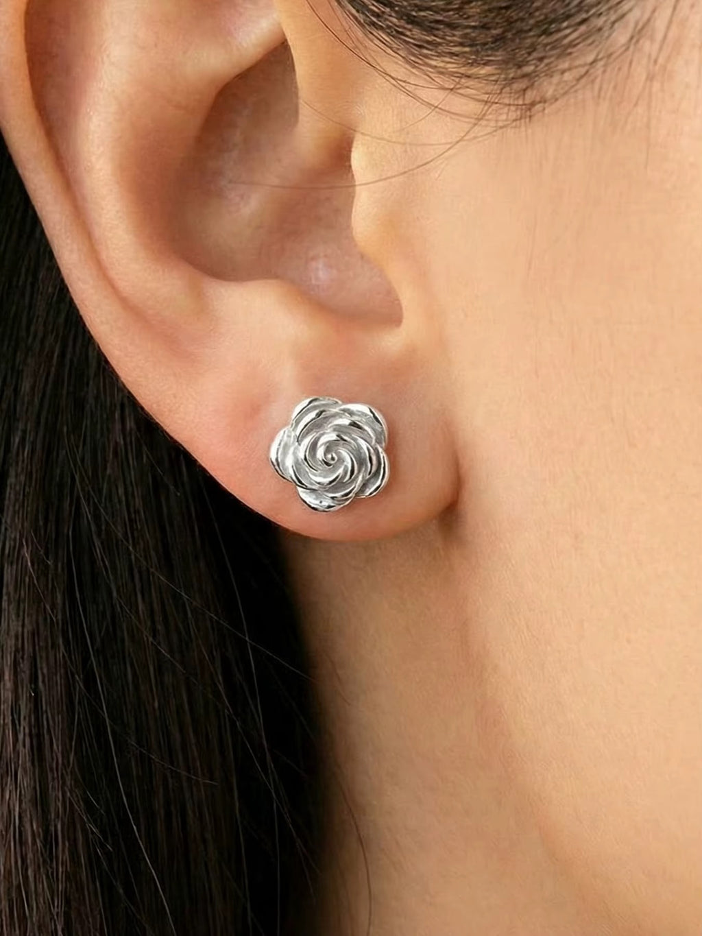 Bloom Studs | Silver