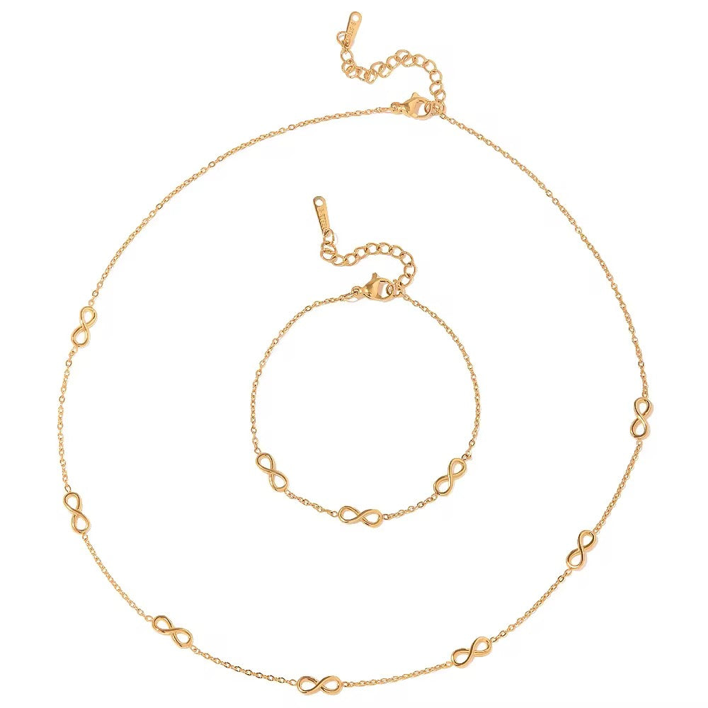 Infinity Necklace | 18K Gold Plated