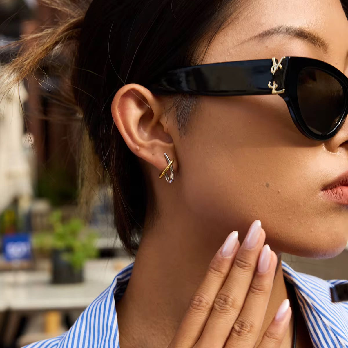 Calla 2Tone Earrings