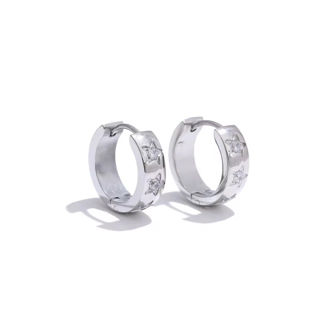 Tamika Silver Hoops