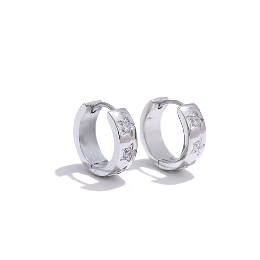 Tamika Silver Hoops