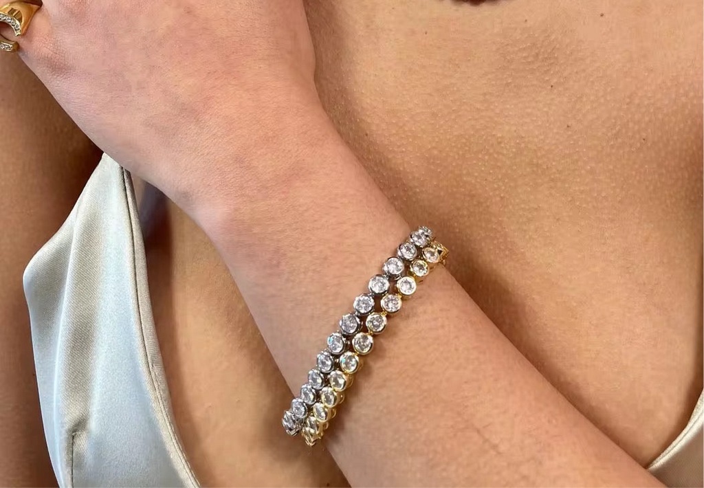Dania Tennis Bracelet | Gold