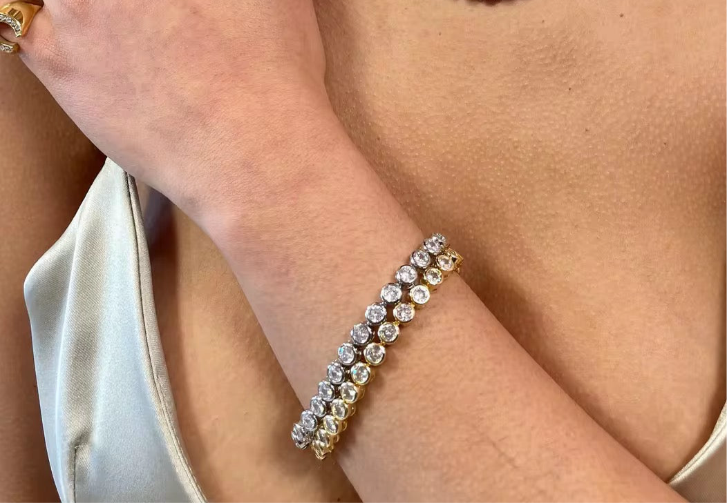 Dania Tennis Bracelet | Gold