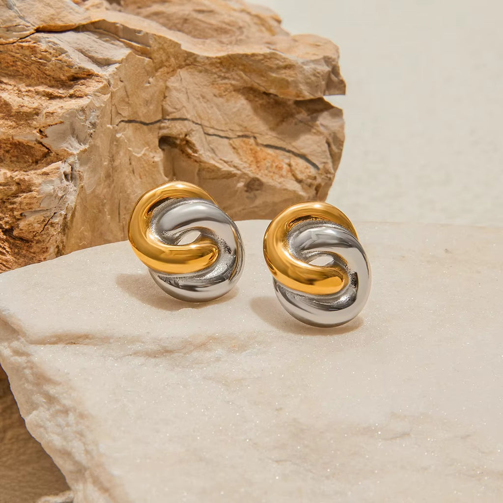 Dove 2Tone Earrings