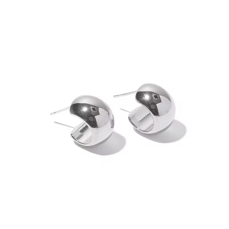Mae Silver Earrings