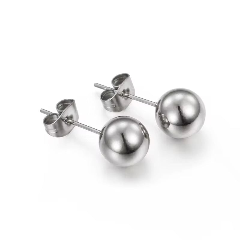Ball Silver Studs