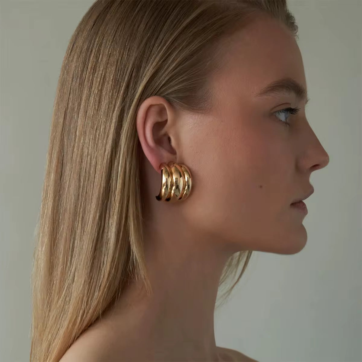 Evadne Gold Earrings
