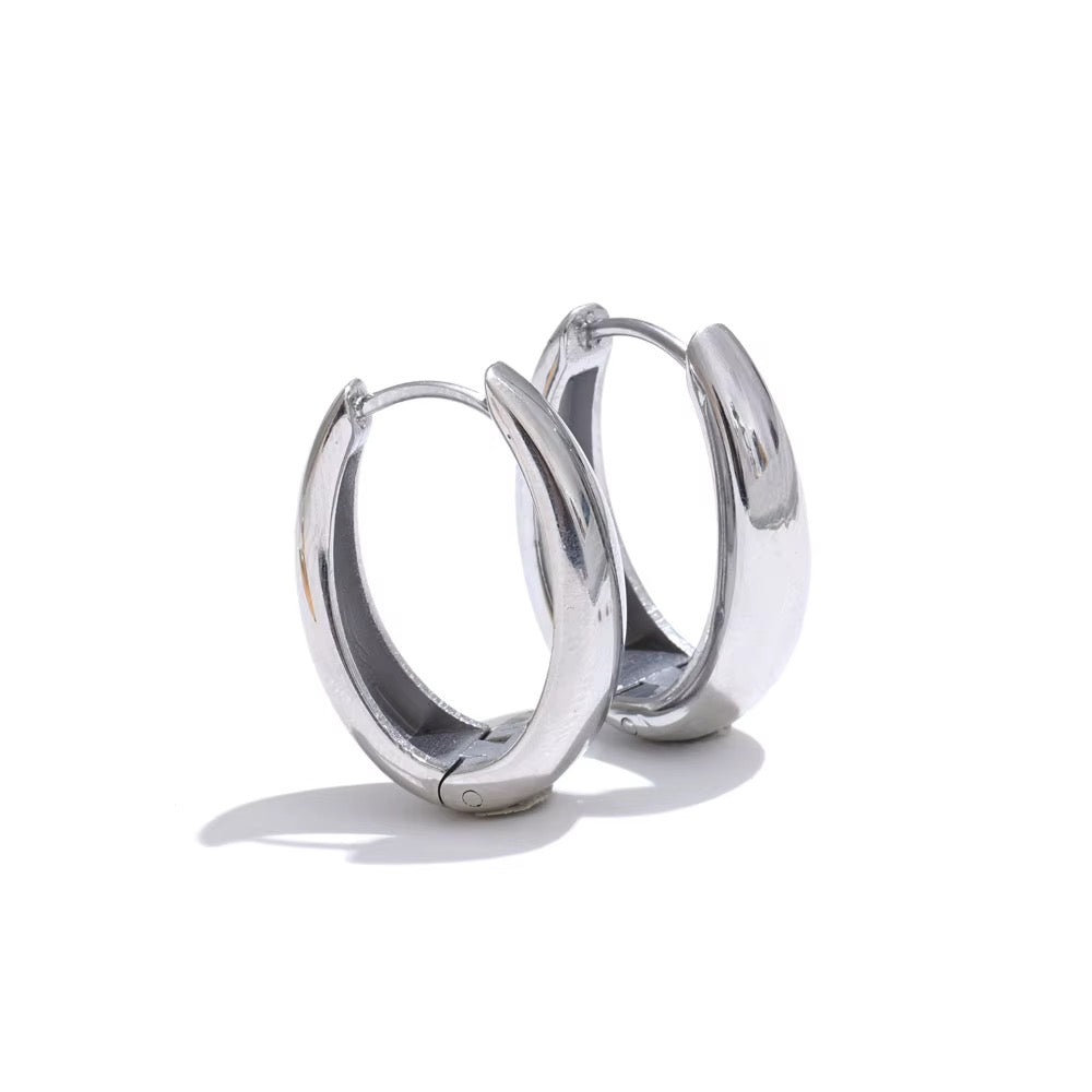 Halia Hoops | Silver