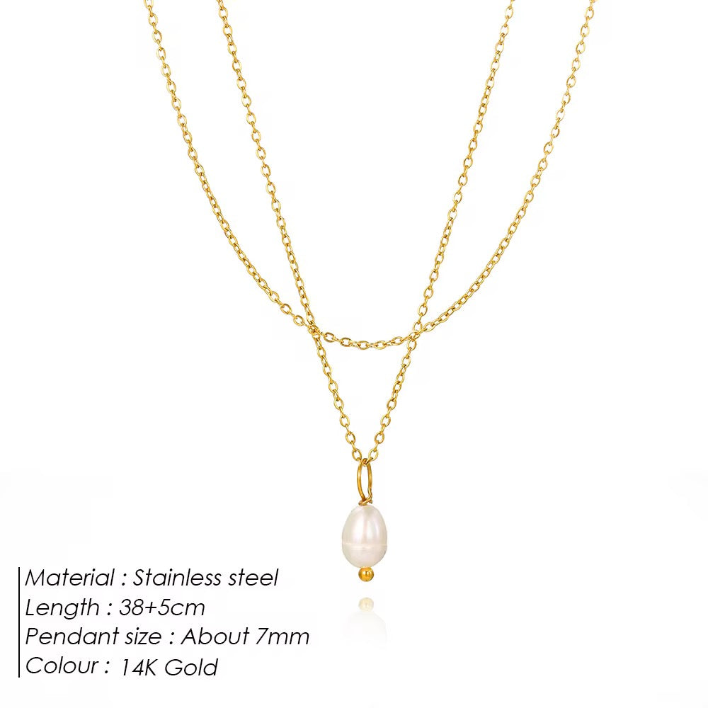 Blanca Double Necklace