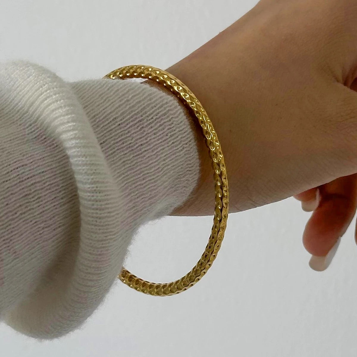 Mila Bangle | 18K Gold Plated