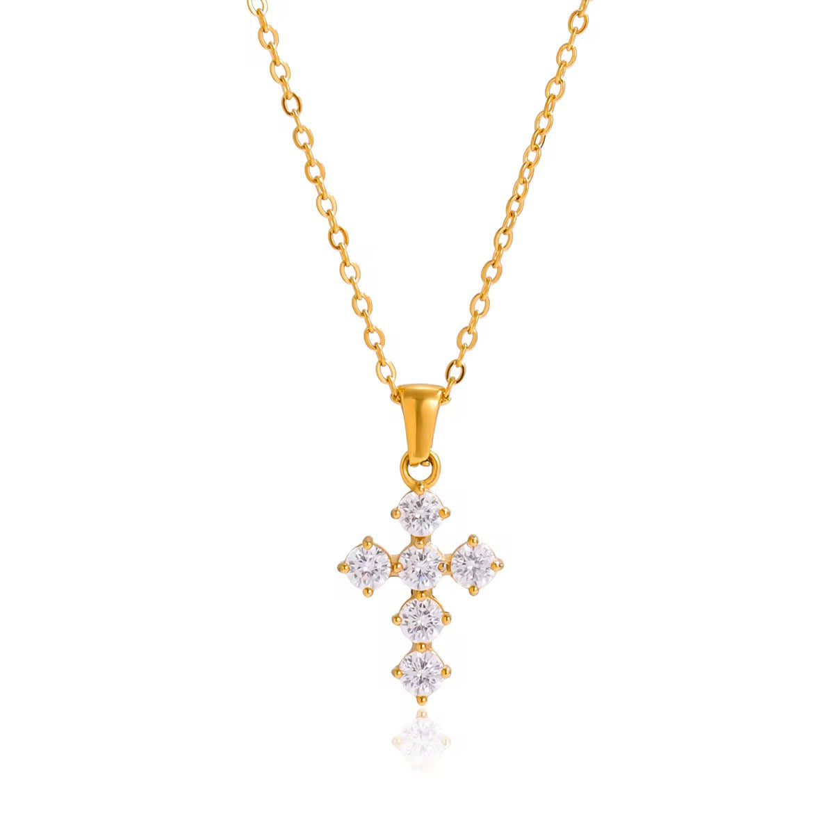 Cross Sparkle Necklace