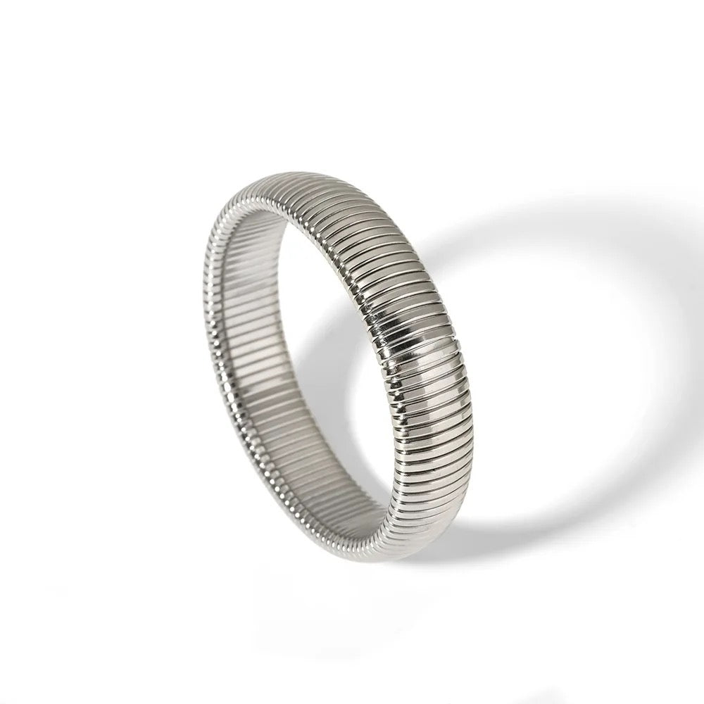 Kali Silver Bangle