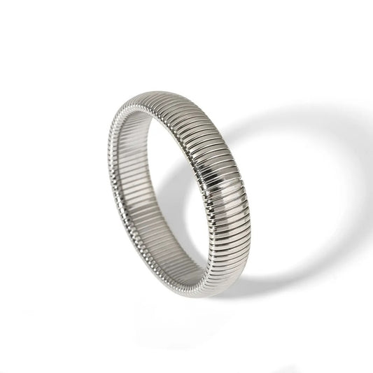 Kali Silver Bangle