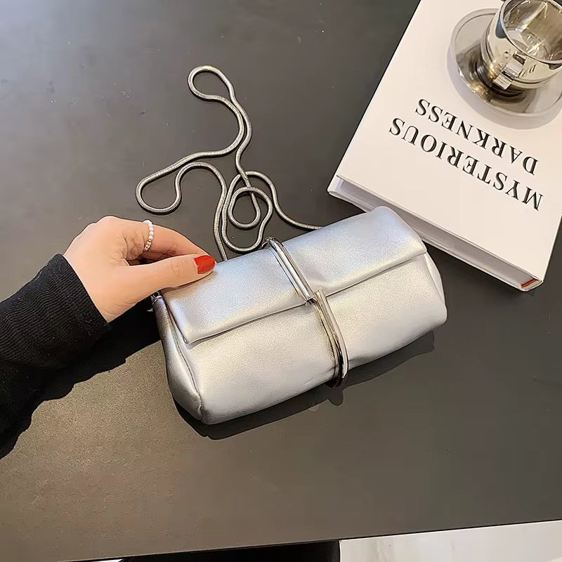 Rei Side Bag | Silver