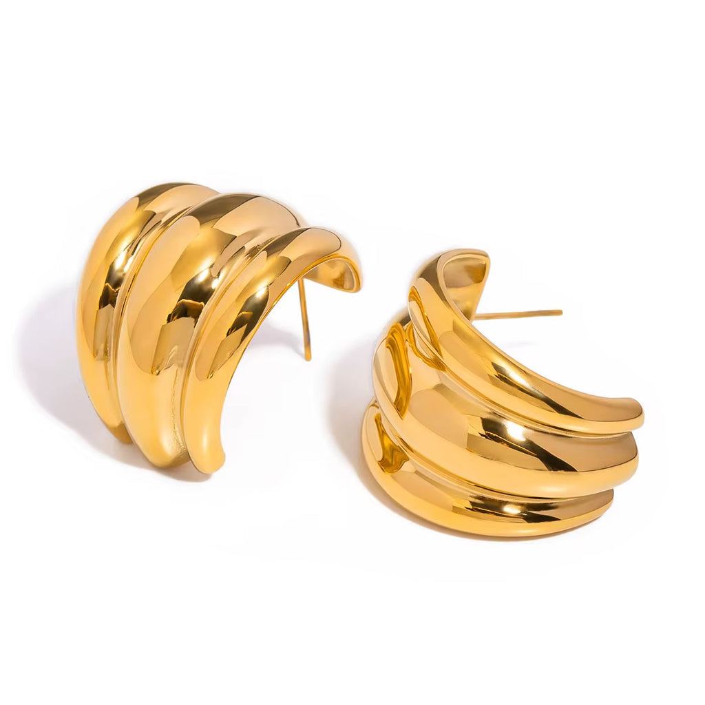 Evadne Gold Earrings