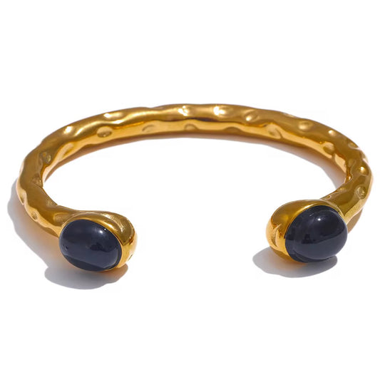 Almas Black Bangle