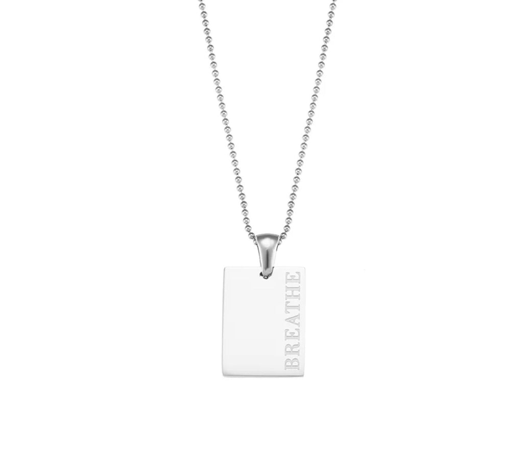 Affirmation Silver Necklace