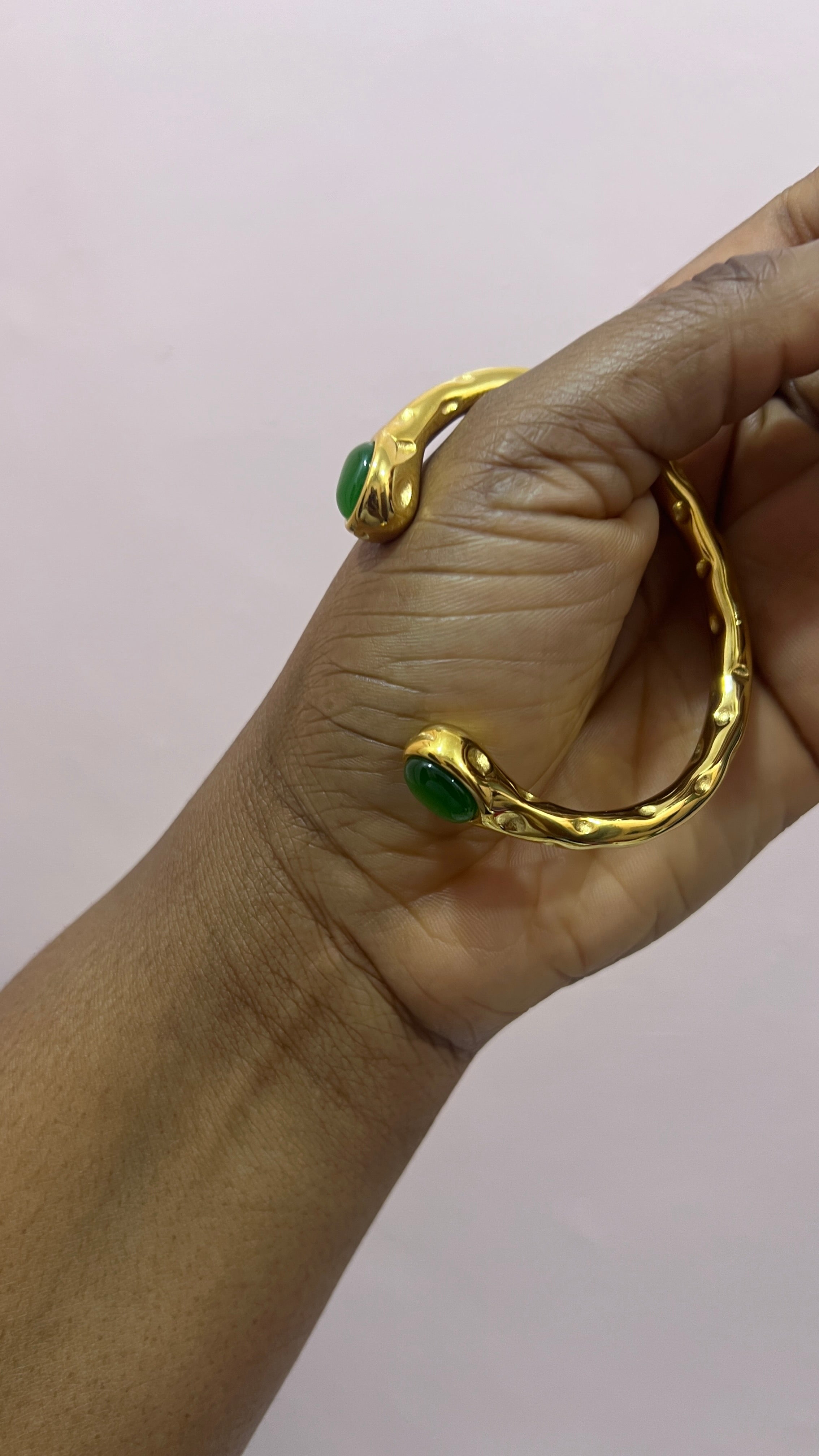 Almas Green Bangle