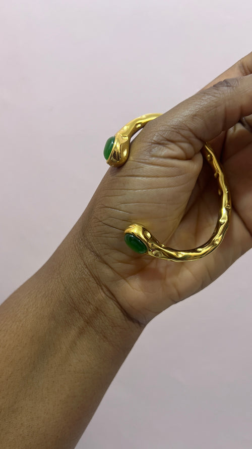 Almas Green Bangle