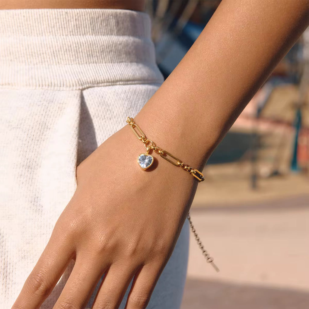 Nikita Heart Bracelet