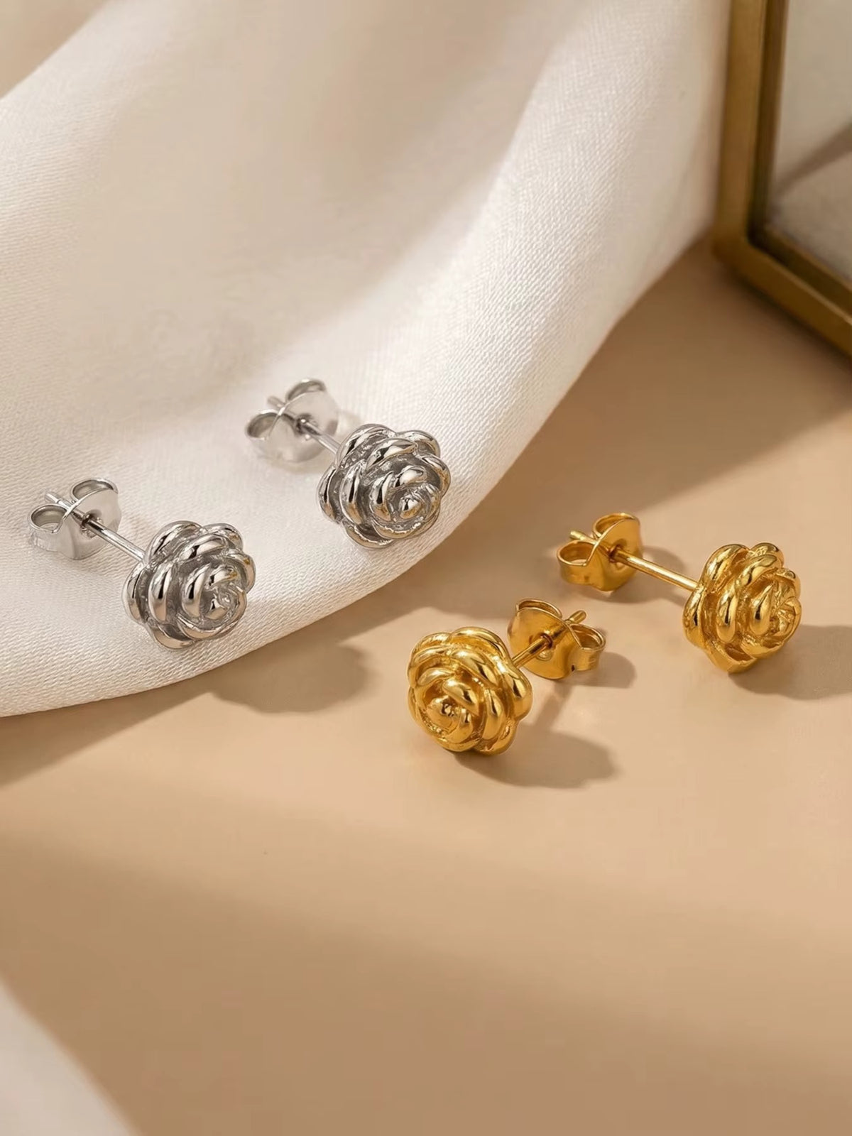 Bloom Studs | Silver