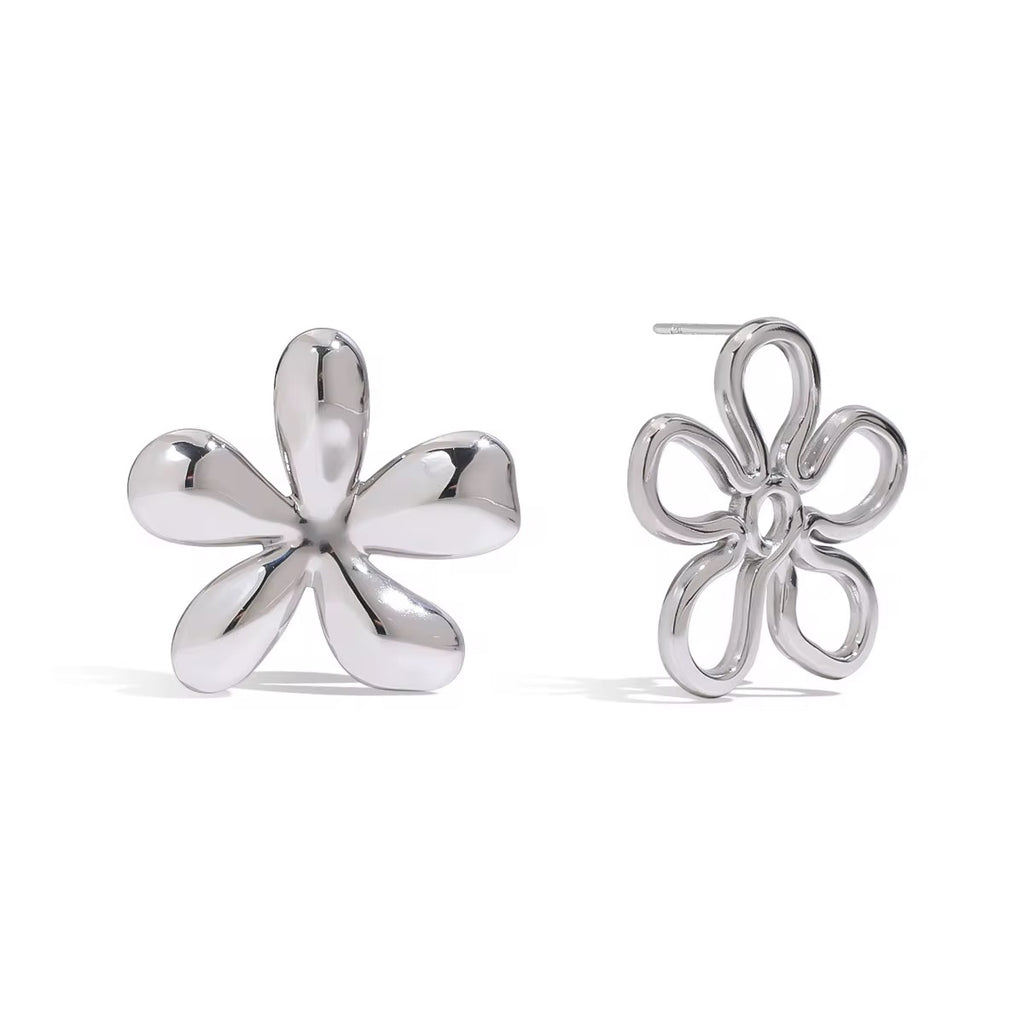 Flora Silver Earrings