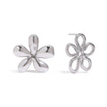 Flora Silver Earrings