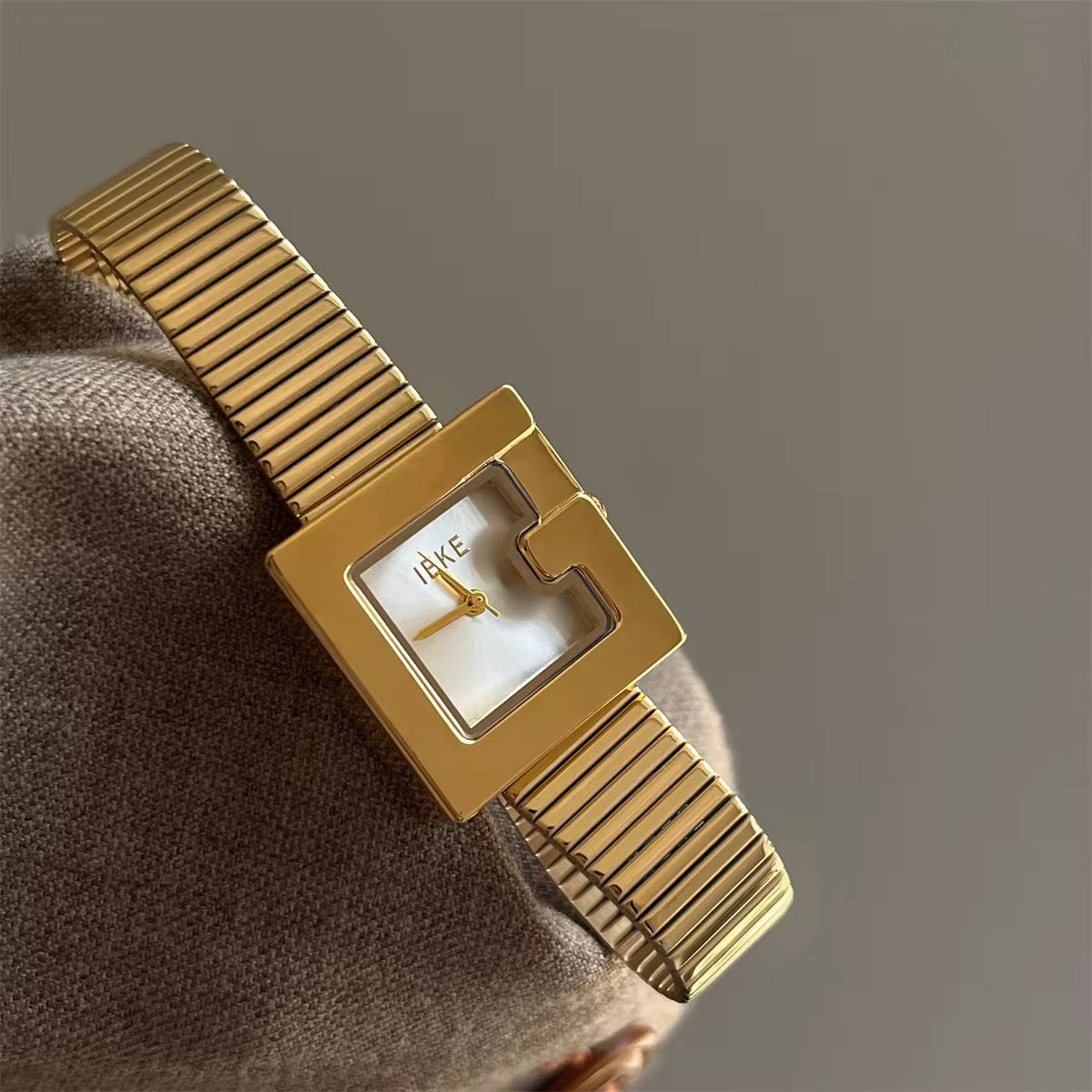 Reva Gold Watch | White Face