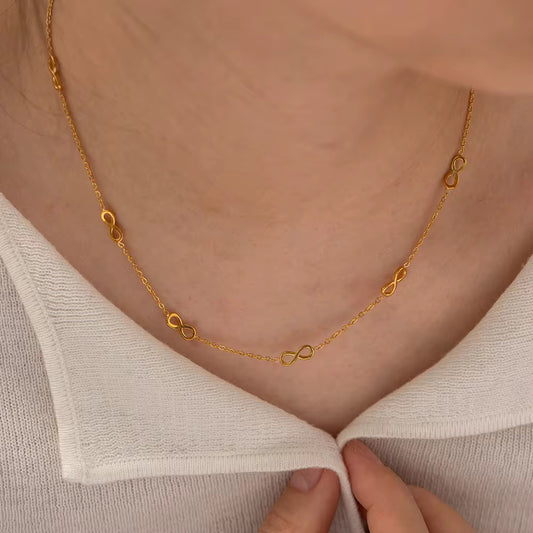 Infinity Necklace | 18K Gold Plated
