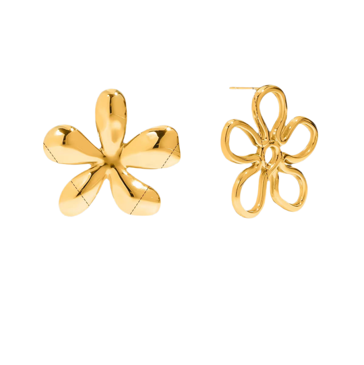 Flora Gold Earrings