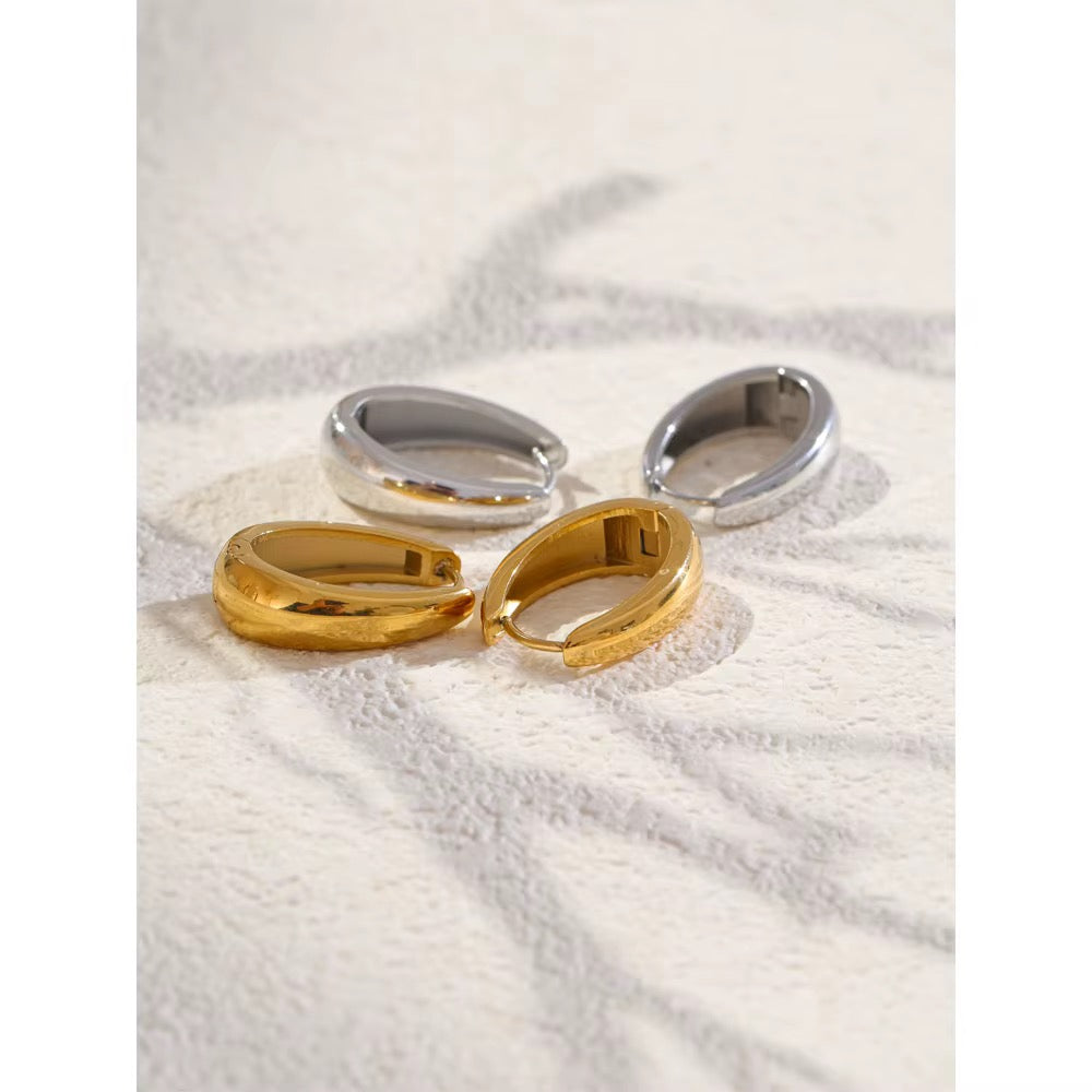 Halia Hoops | Silver