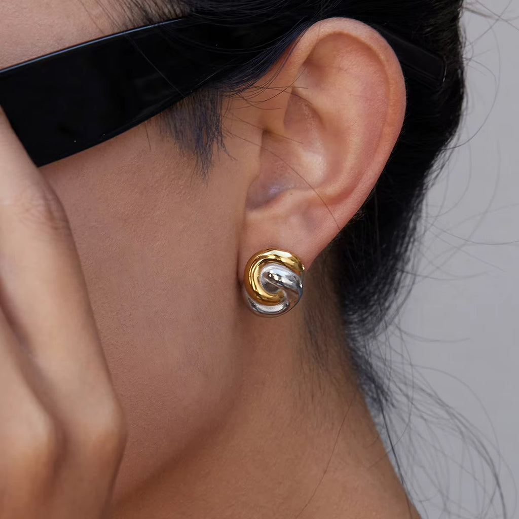 Dove 2Tone Earrings