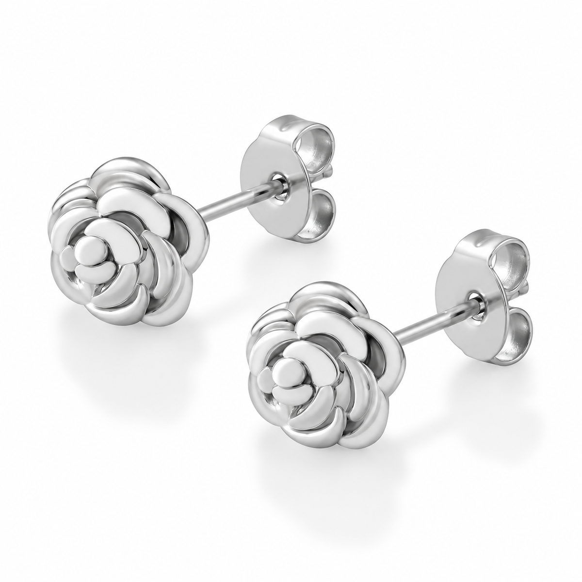 Bloom Studs | Silver